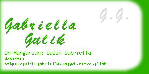 gabriella gulik business card
